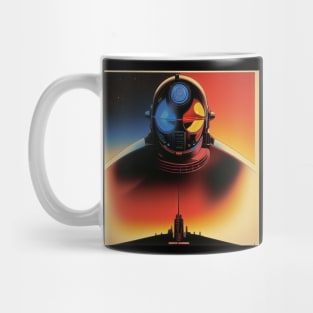 Vintage Sci-Fi Army Poster Mug